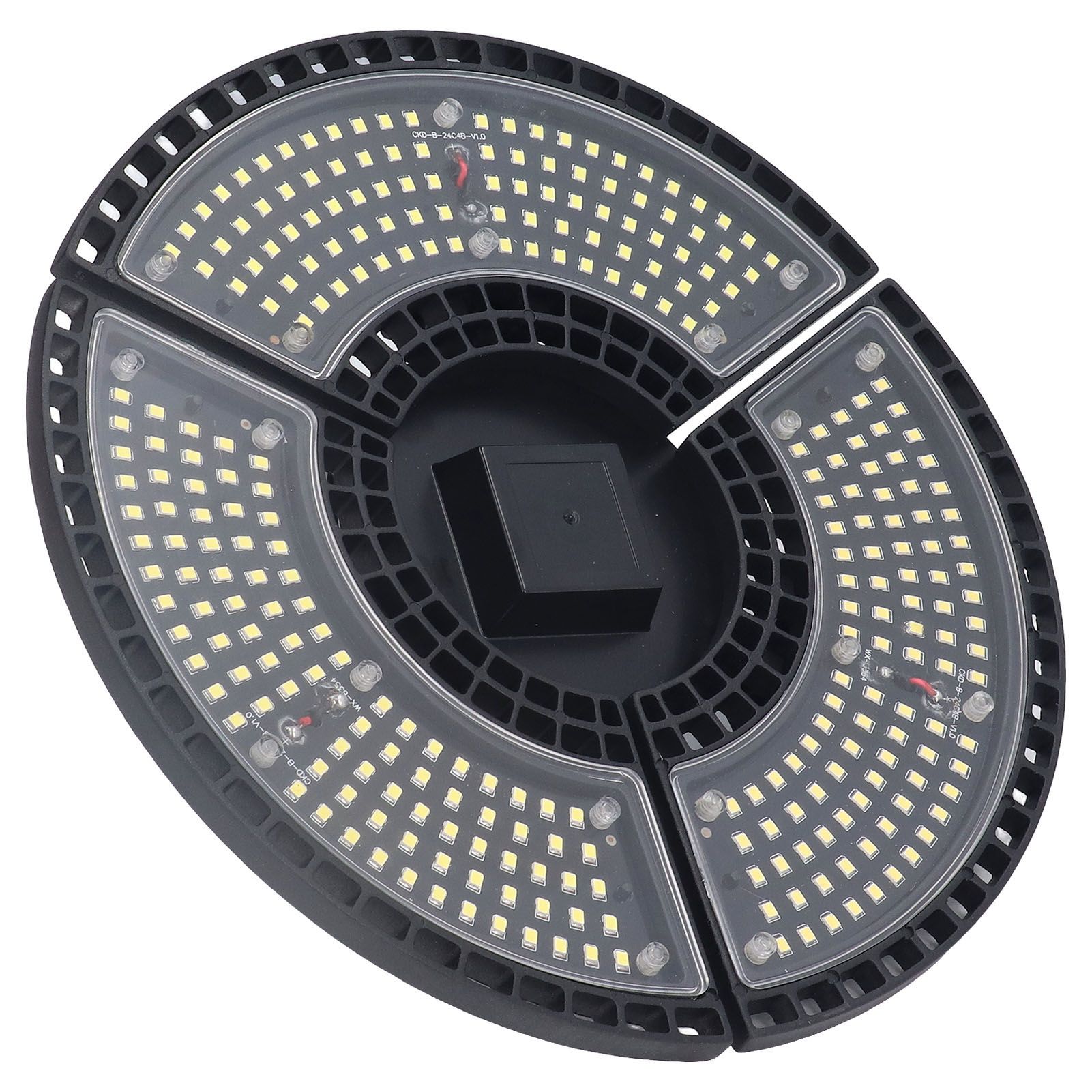 LED Bay Light 60W Waterproof 288 Lamp Beads Foldable 3 Leaf E26 E27 Garage