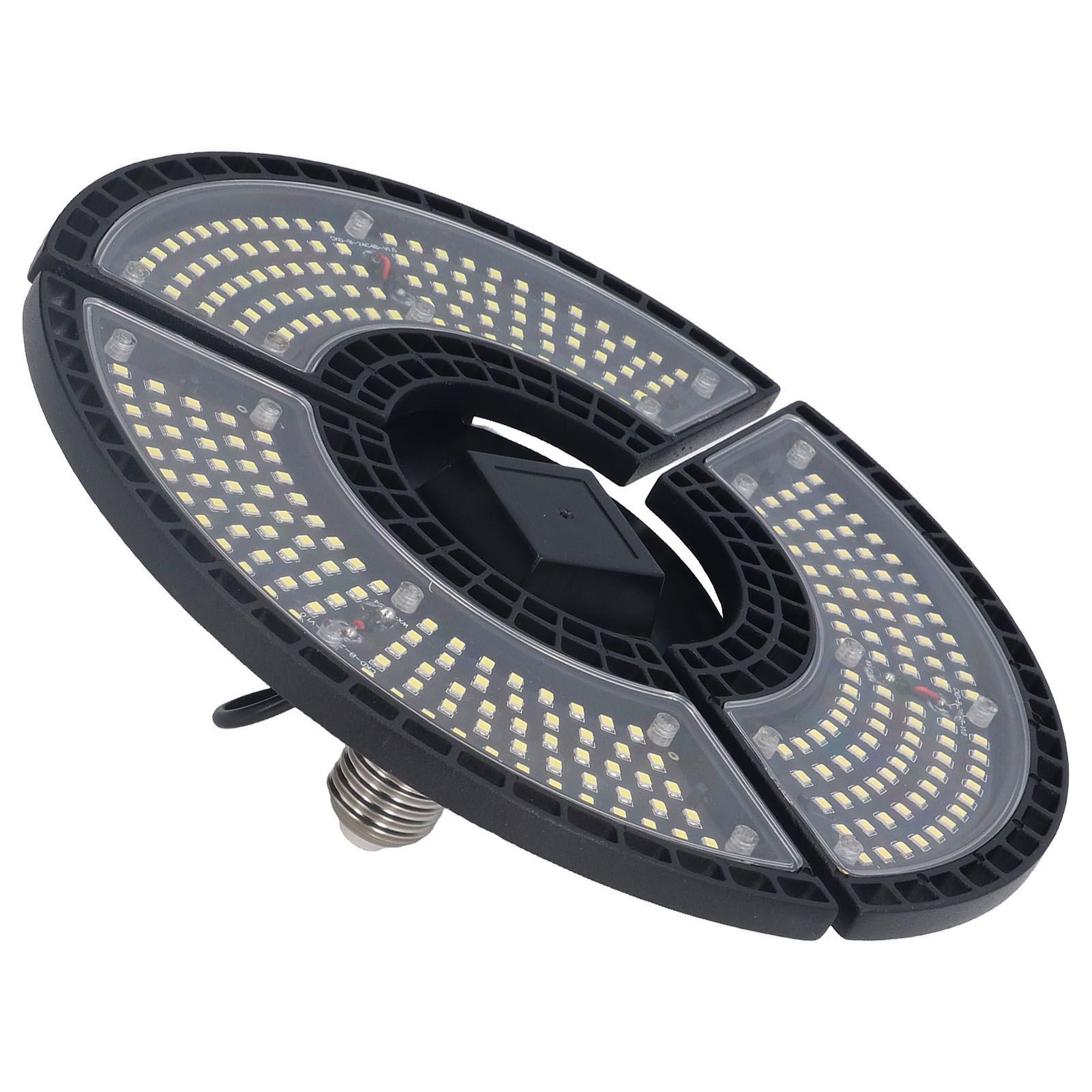 LED Bay Light 60W Waterproof 288 Lamp Beads Foldable 3 Leaf E26 E27 Garage view 4
