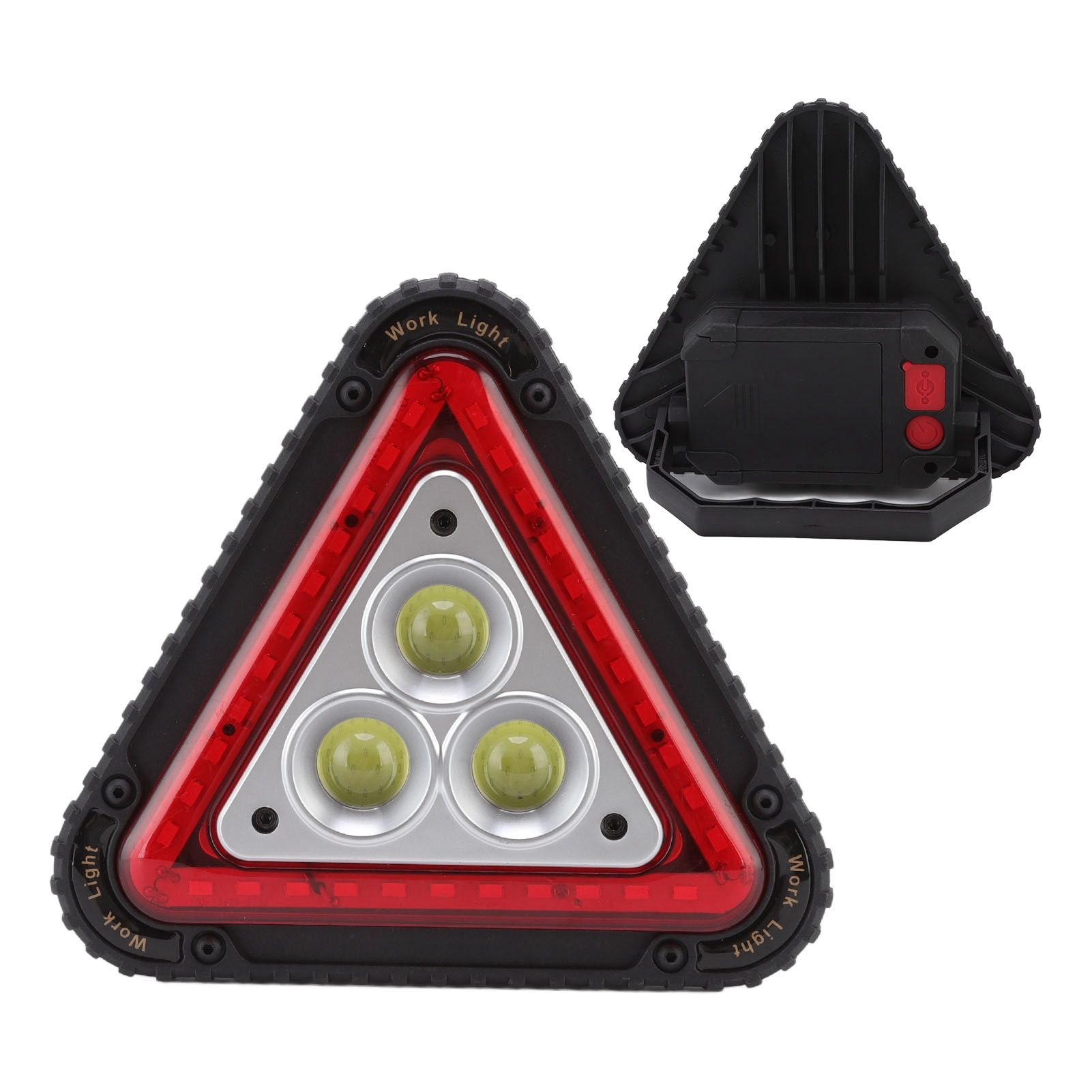 COB Work Light Triangle Multifunctional Warning Red Floodlight USB Charging view 8