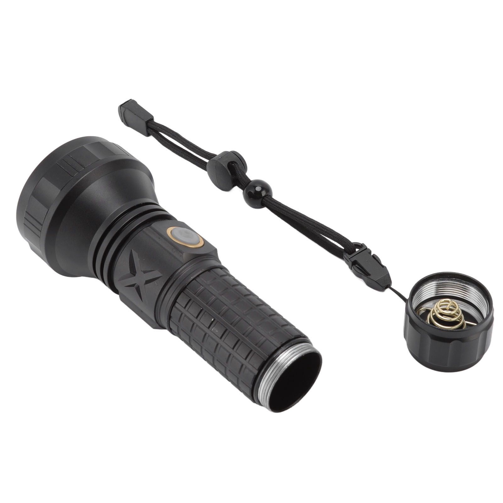 Flashlight Aluminum Alloy 8000lm Three Light Modes Waterproof Flashlight for view 4