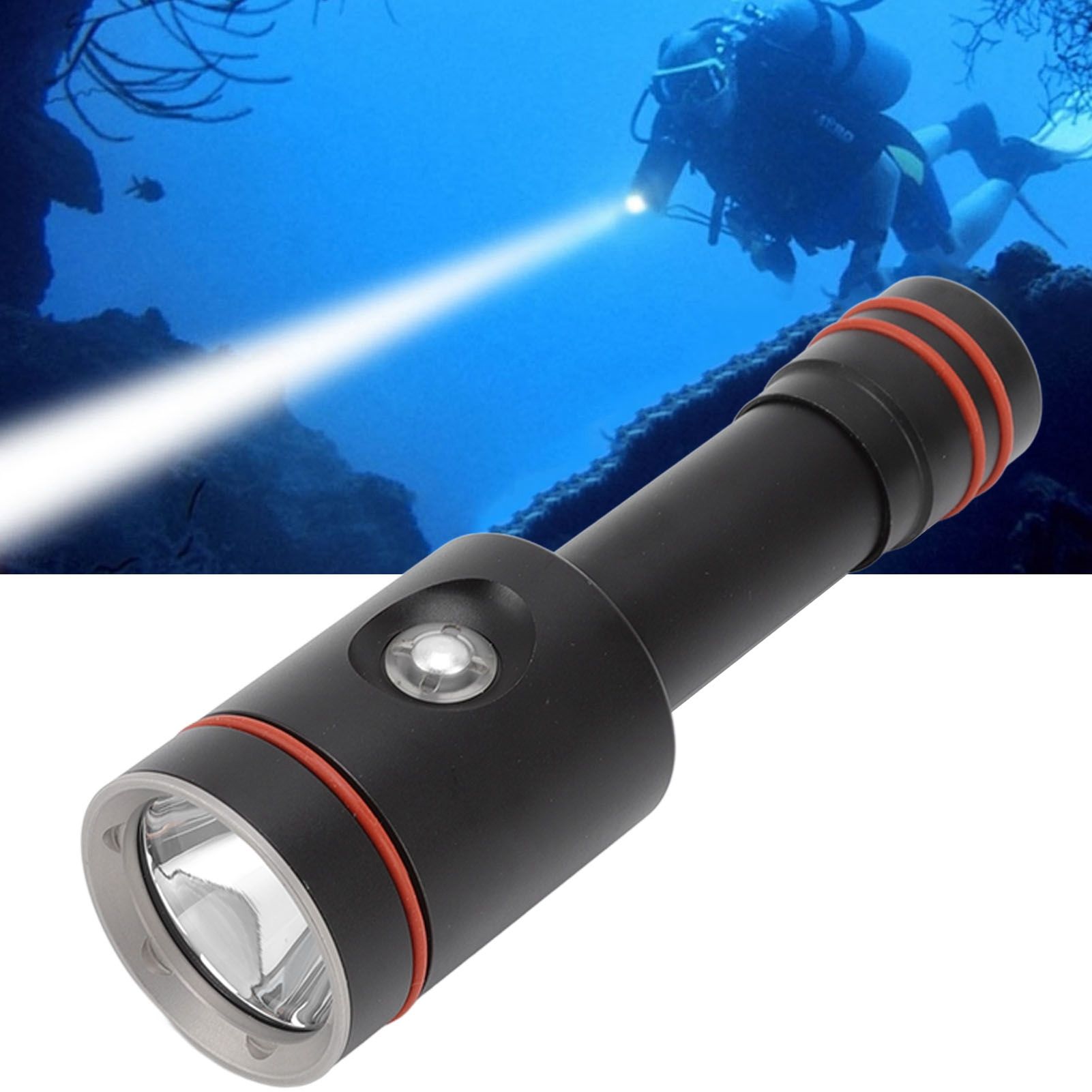 L2 Diving Flashlight 5000LM Portable Underwater Photography Fill Light Diving view 11