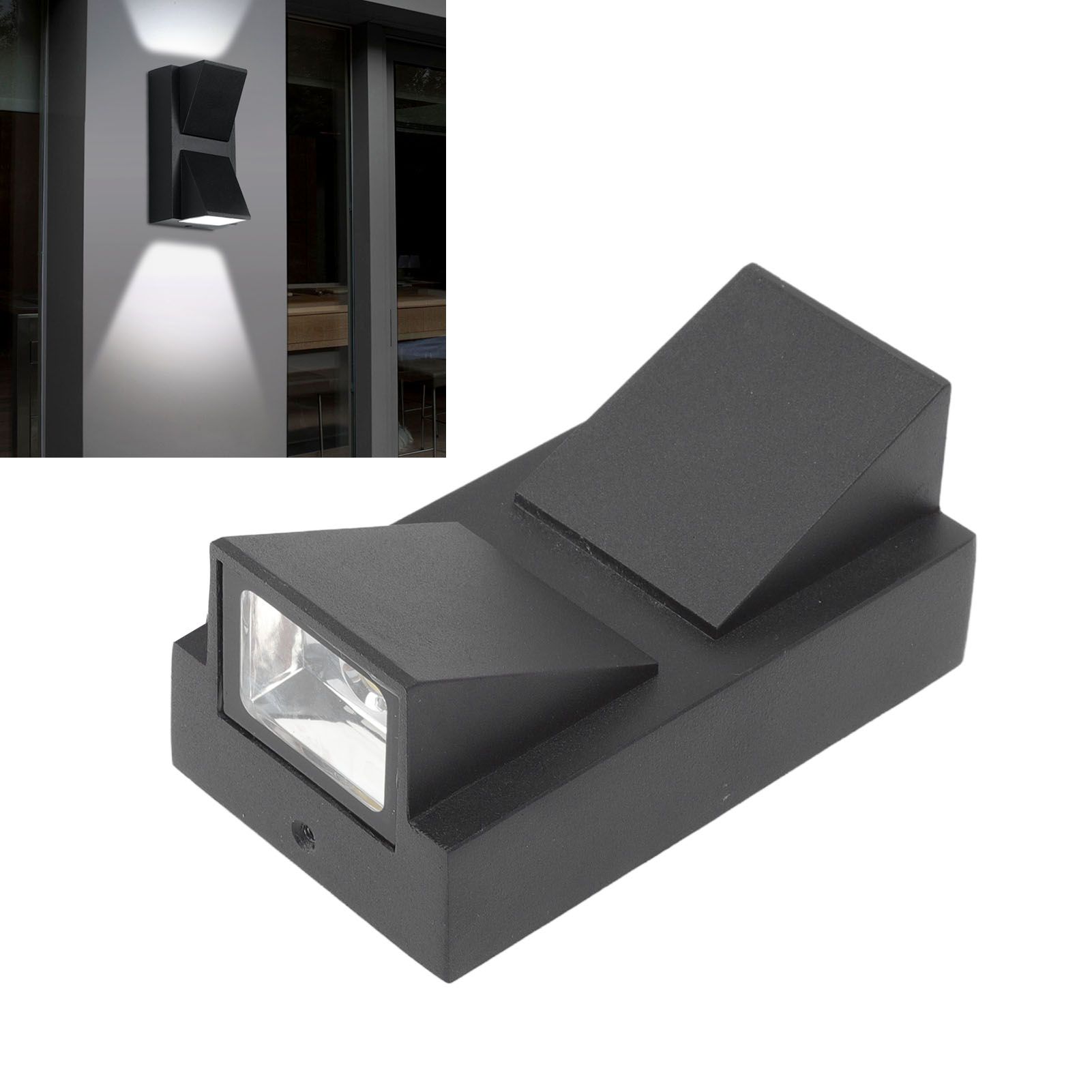 Double Head Wall Light Outdoor Waterproof LED Hallway Wall Light Stair Up and view 11