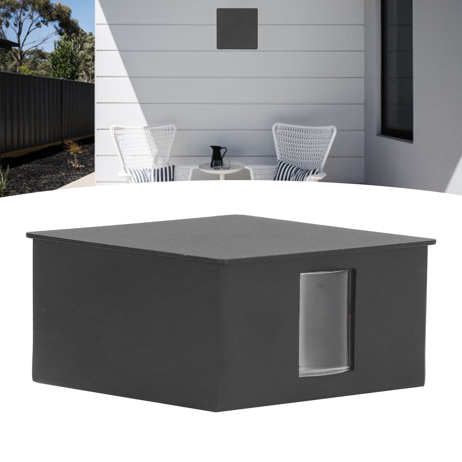 Beam Wall Light Quadrate Design Retro Warm Light 3W Unilateral Lighting LED view 11