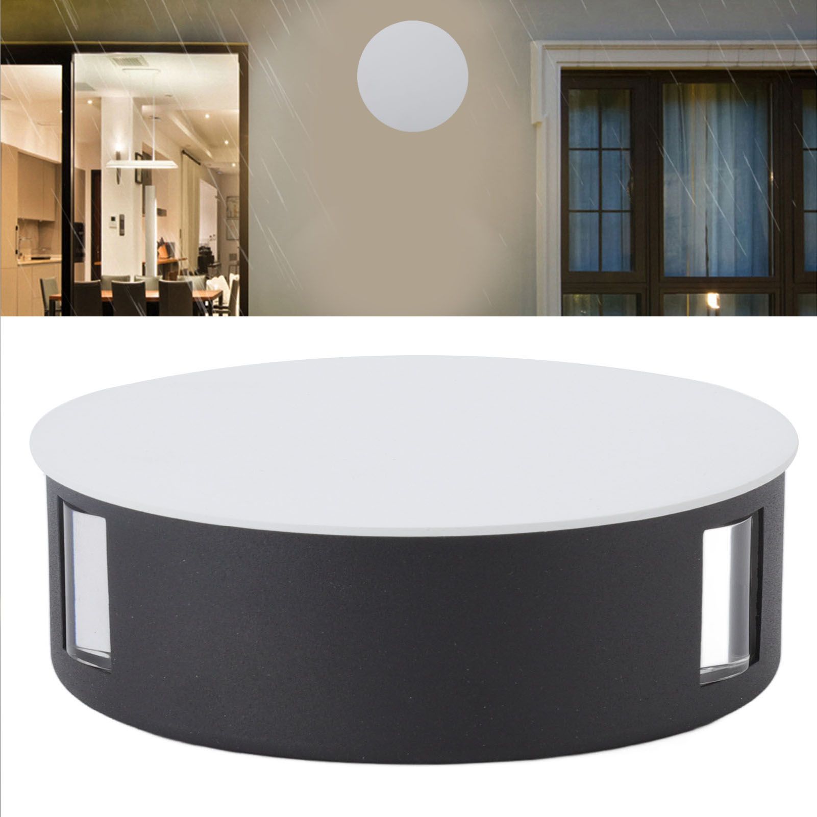 Wall Light Round Shape Aluminum Alloy 3 Beams Modern Wall Sconce Lamp for view 11