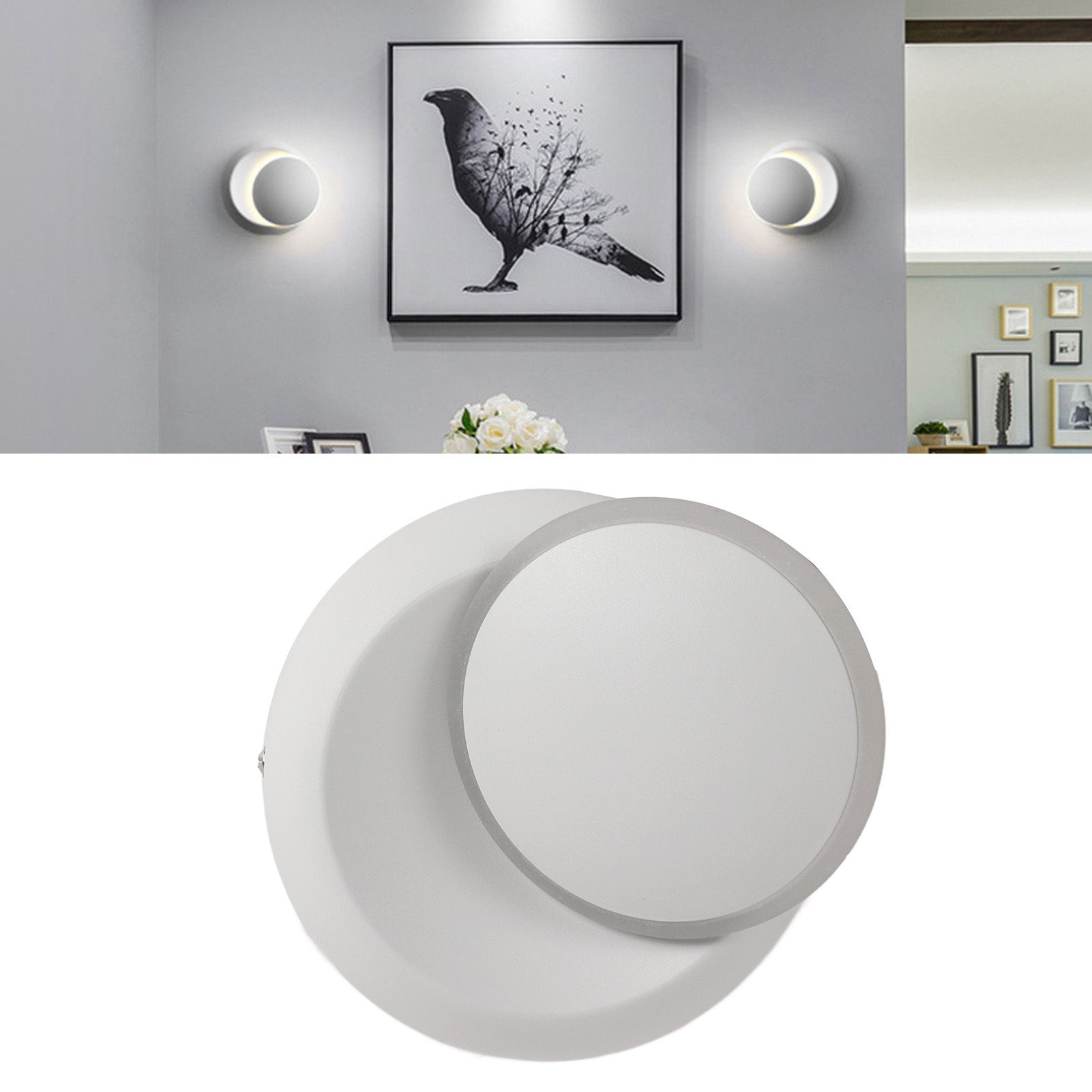 LED Wall Lamp 2700K Warm Light Energy Saving Rotatable Innovative Wall Light view 11