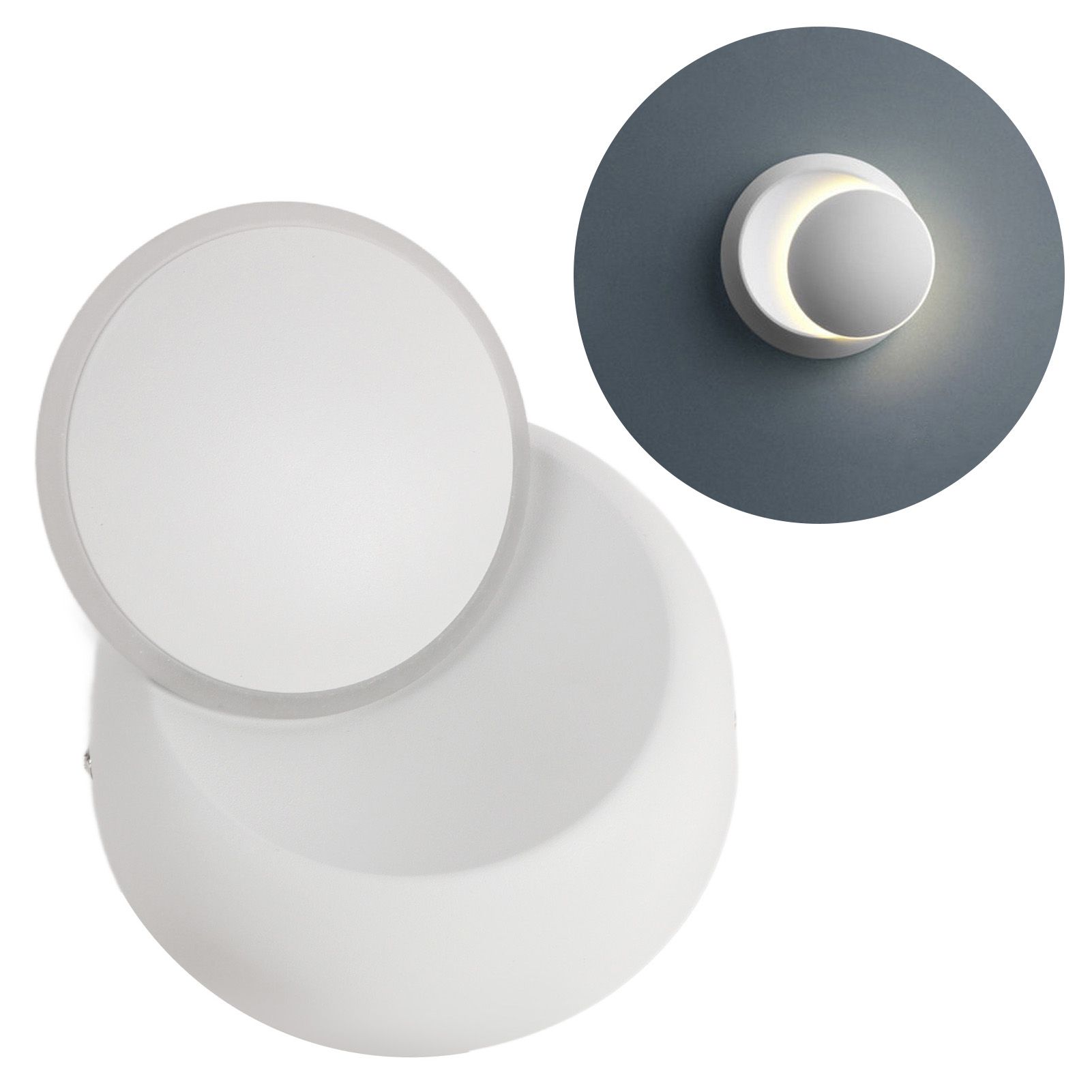 LED Wall Lamp 2700K Warm Light Energy Saving Rotatable Innovative Wall Light view 12