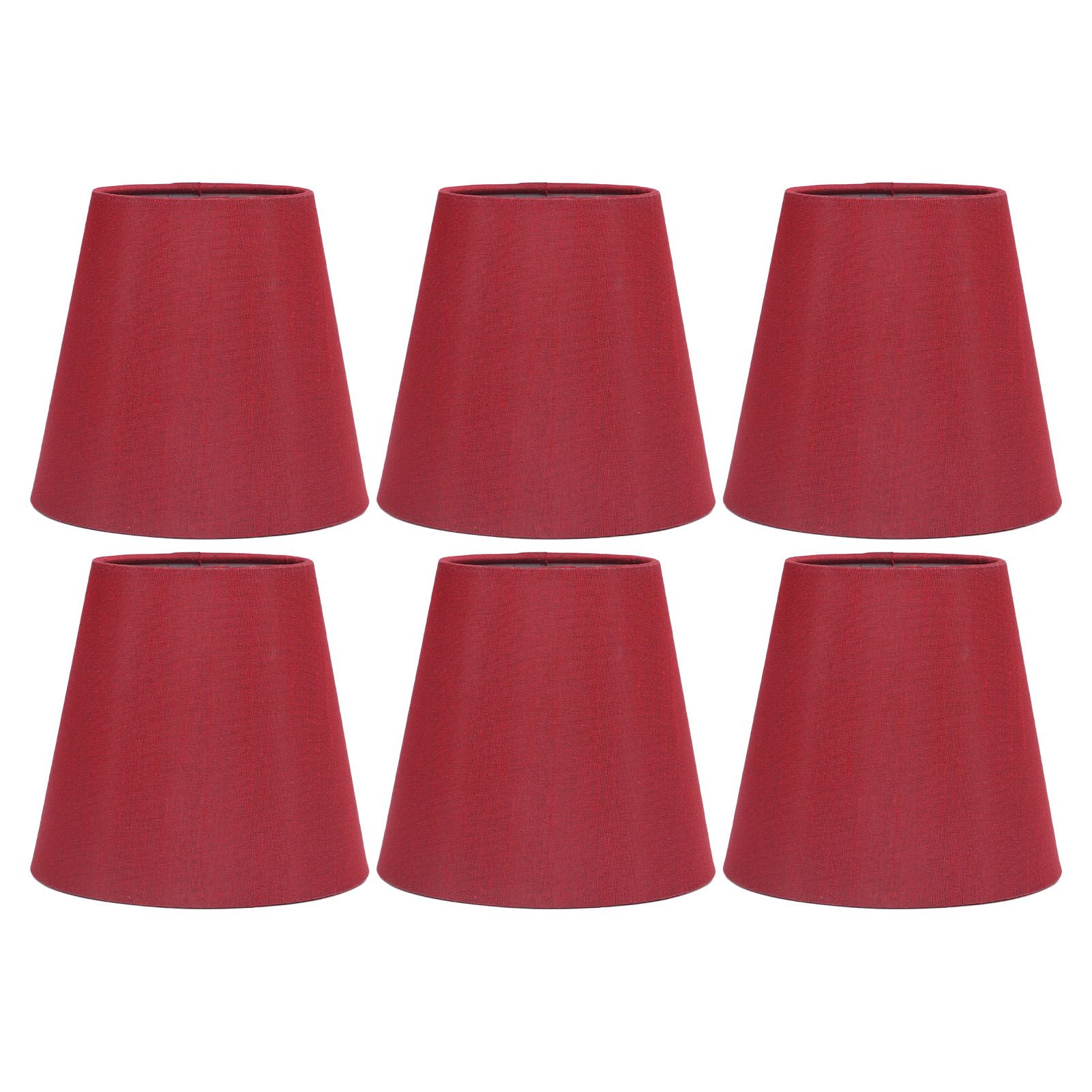 6PCS Fabric Lampshade Modern Simple Good Light Transmission Table Lamp Shade