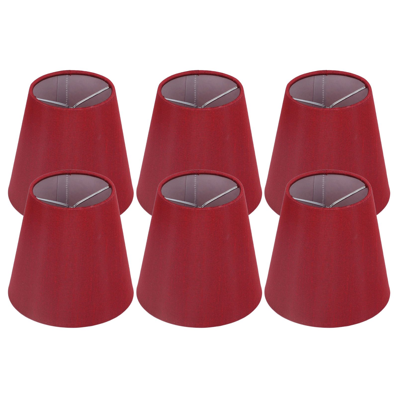 6PCS Fabric Lampshade Modern Simple Good Light Transmission Table Lamp Shade view 2