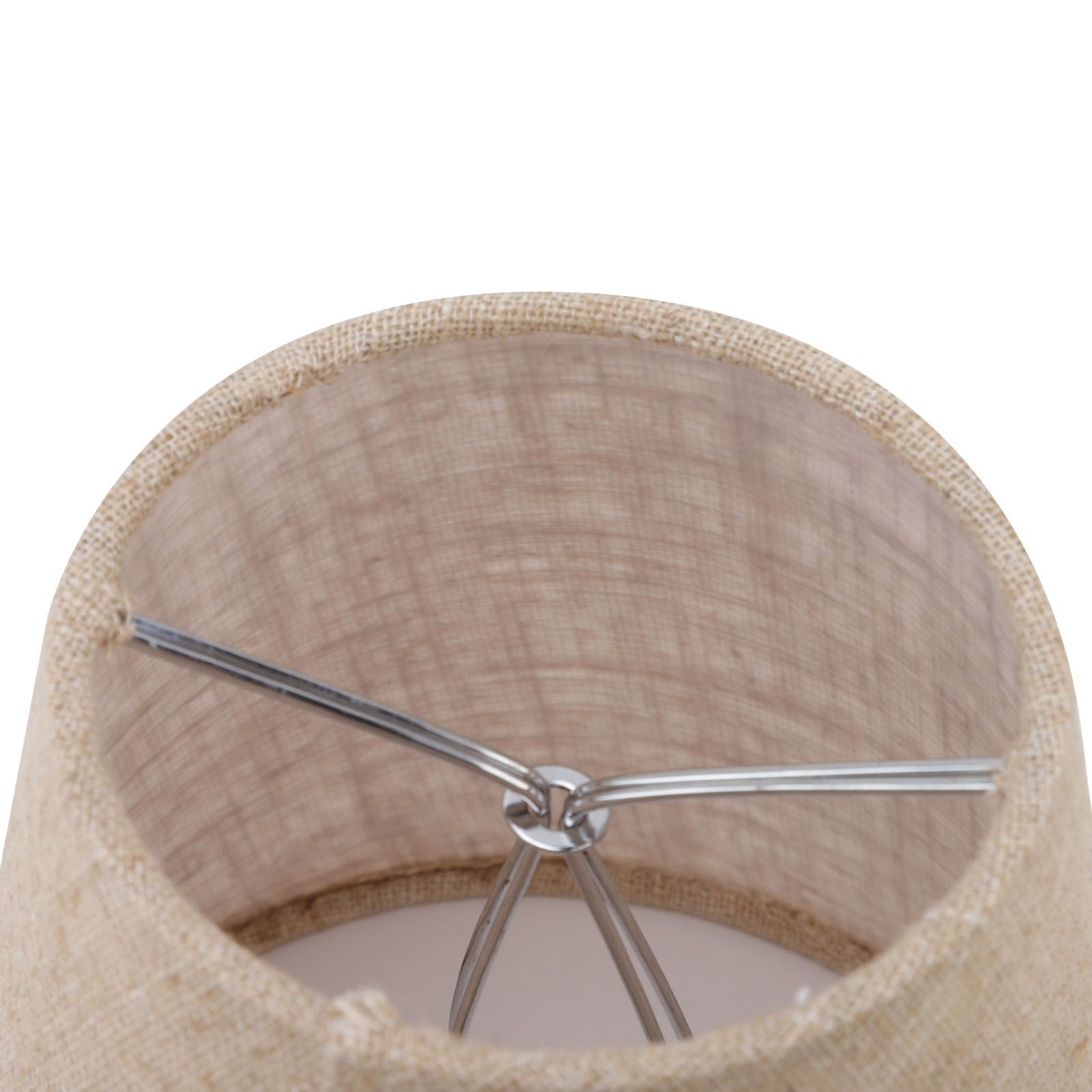 6Pcs Small Lamp Shade Clip On Drum Linen Fabric Lampshade for Candle Bulbs view 15