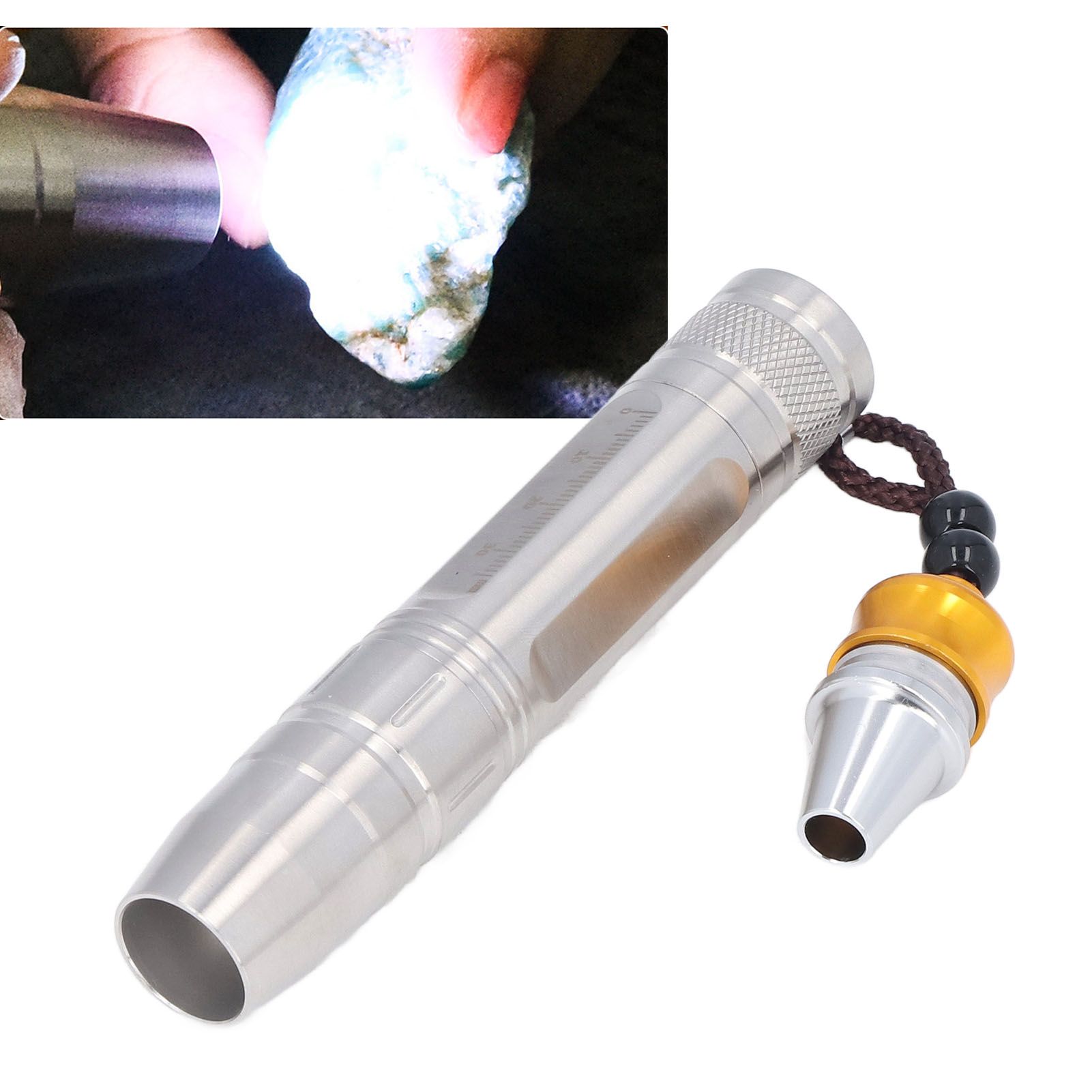 Identification Flashlight 3LED 3 Color Modes High Brightness Pocket Jade view 11