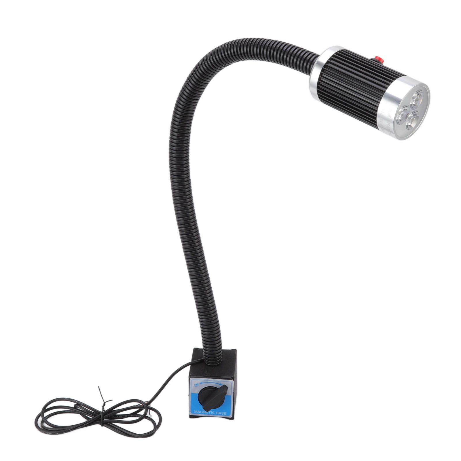 Magnetic Work Light 9W 24V LED Flexible Gooseneck Rustproof Aluminium Magnetic view 2