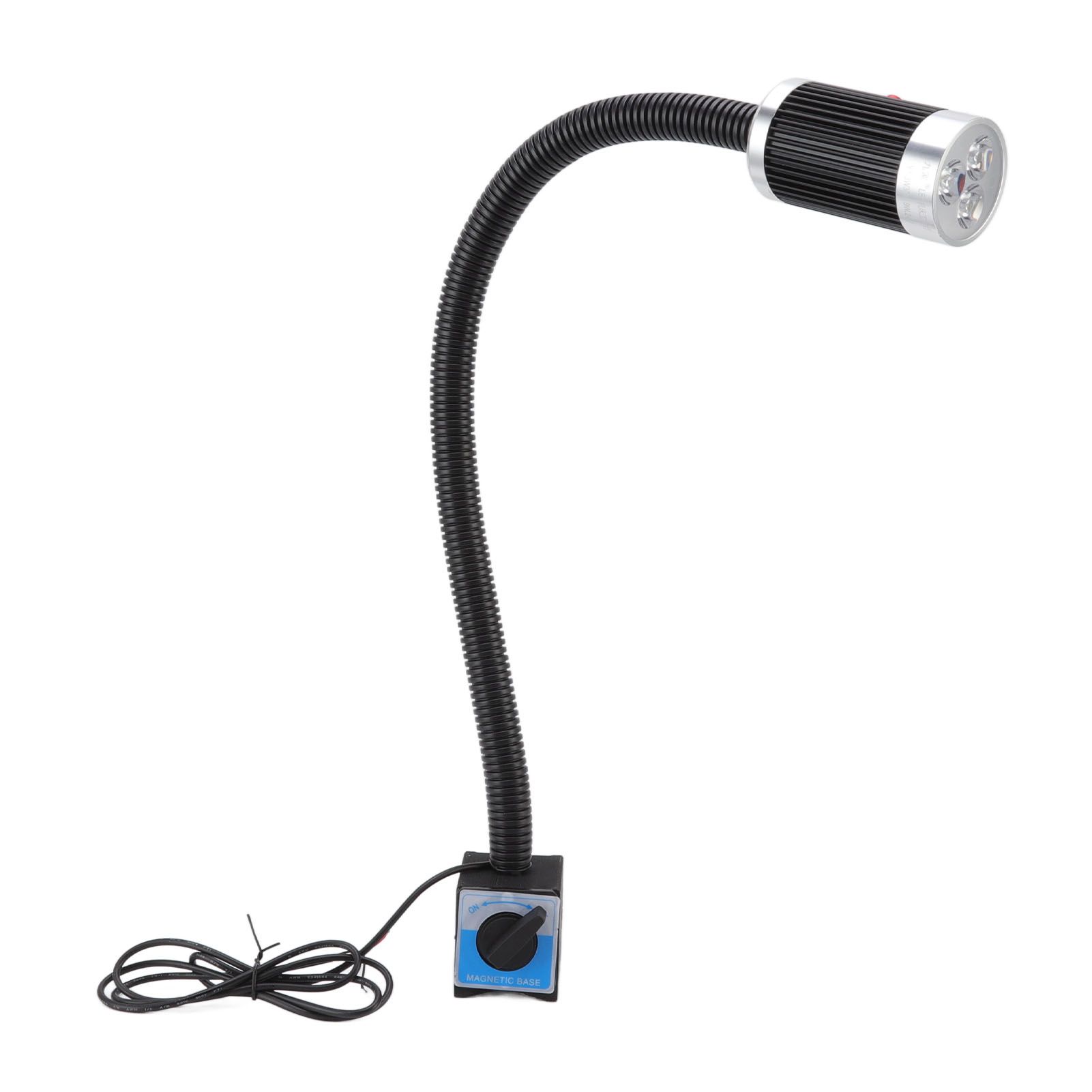 Magnetic Work Light 9W 24V LED Flexible Gooseneck Rustproof Aluminium Magnetic view 3