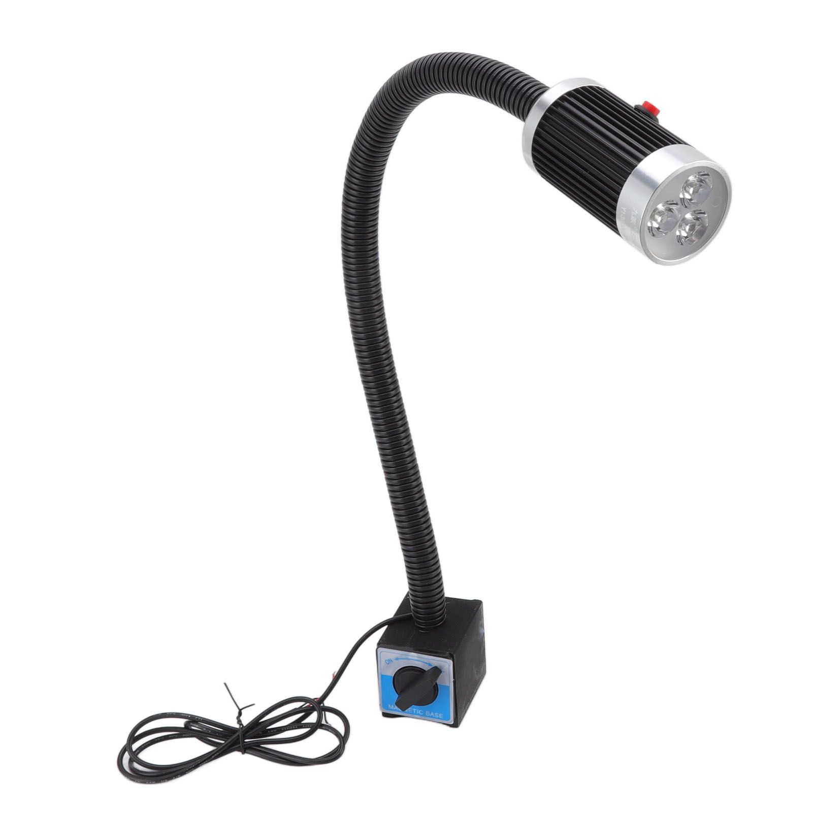 Magnetic Work Light 9W 24V LED Flexible Gooseneck Rustproof Aluminium Magnetic view 4