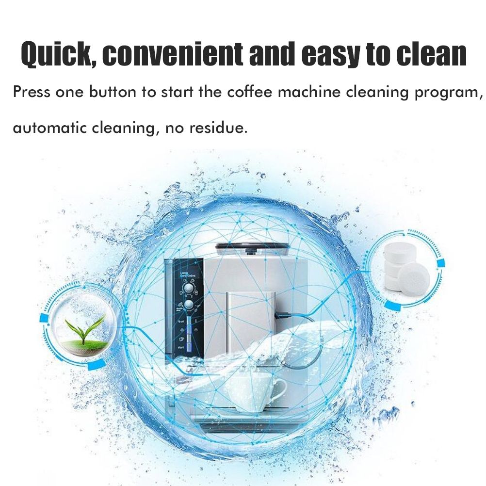 50PCS Coffee Machines Cleaner Tablets Cleaning Tablets for Automatic Coffee view 6