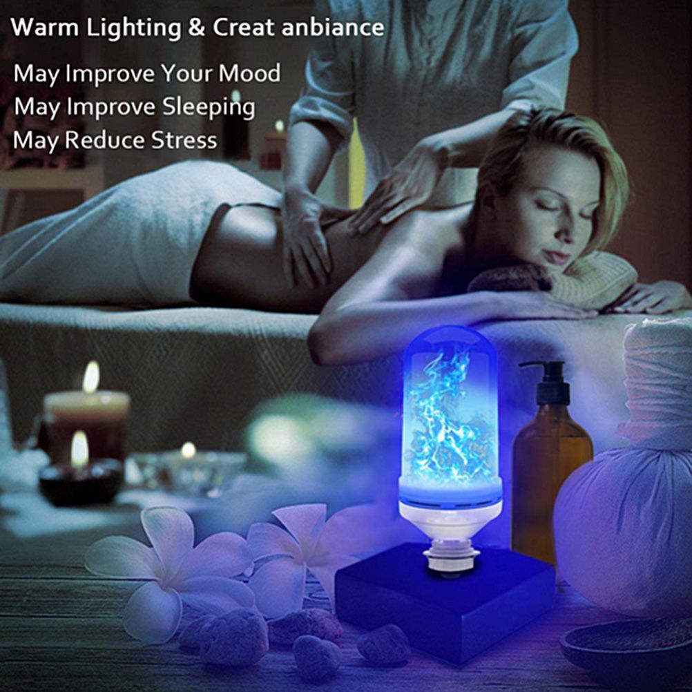 LED Flame Effect Light Bulb Upside Down Effect LED Bulb Flame Bulbs for view 4