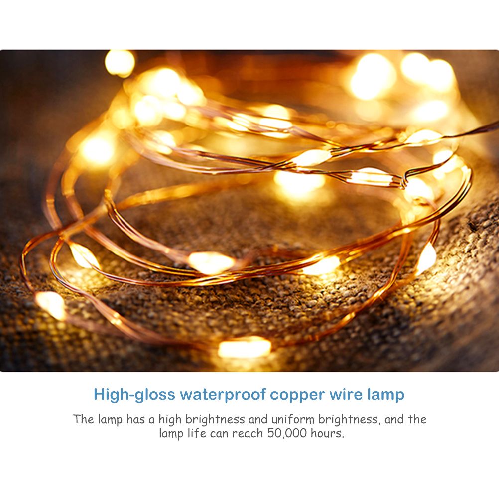 Waterfall String Lights Star Decorative Lights Twinkle Fairy Lights with view 2