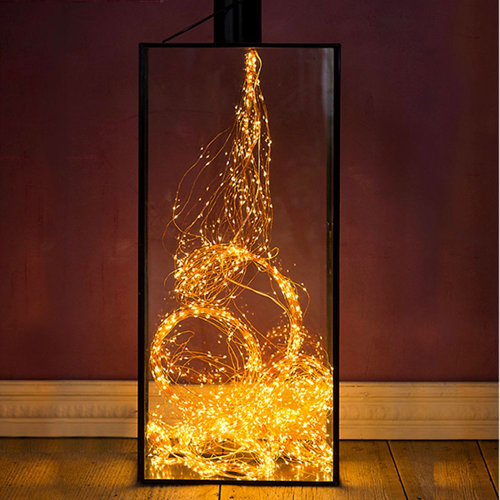 Waterfall String Lights Star Decorative Lights Twinkle Fairy Lights with view 4