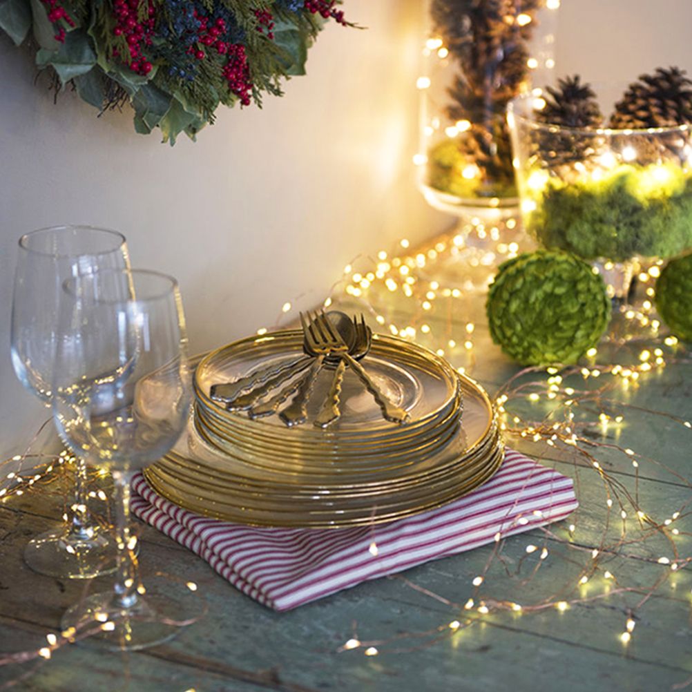 Waterfall String Lights Star Decorative Lights Twinkle Fairy Lights with view 5