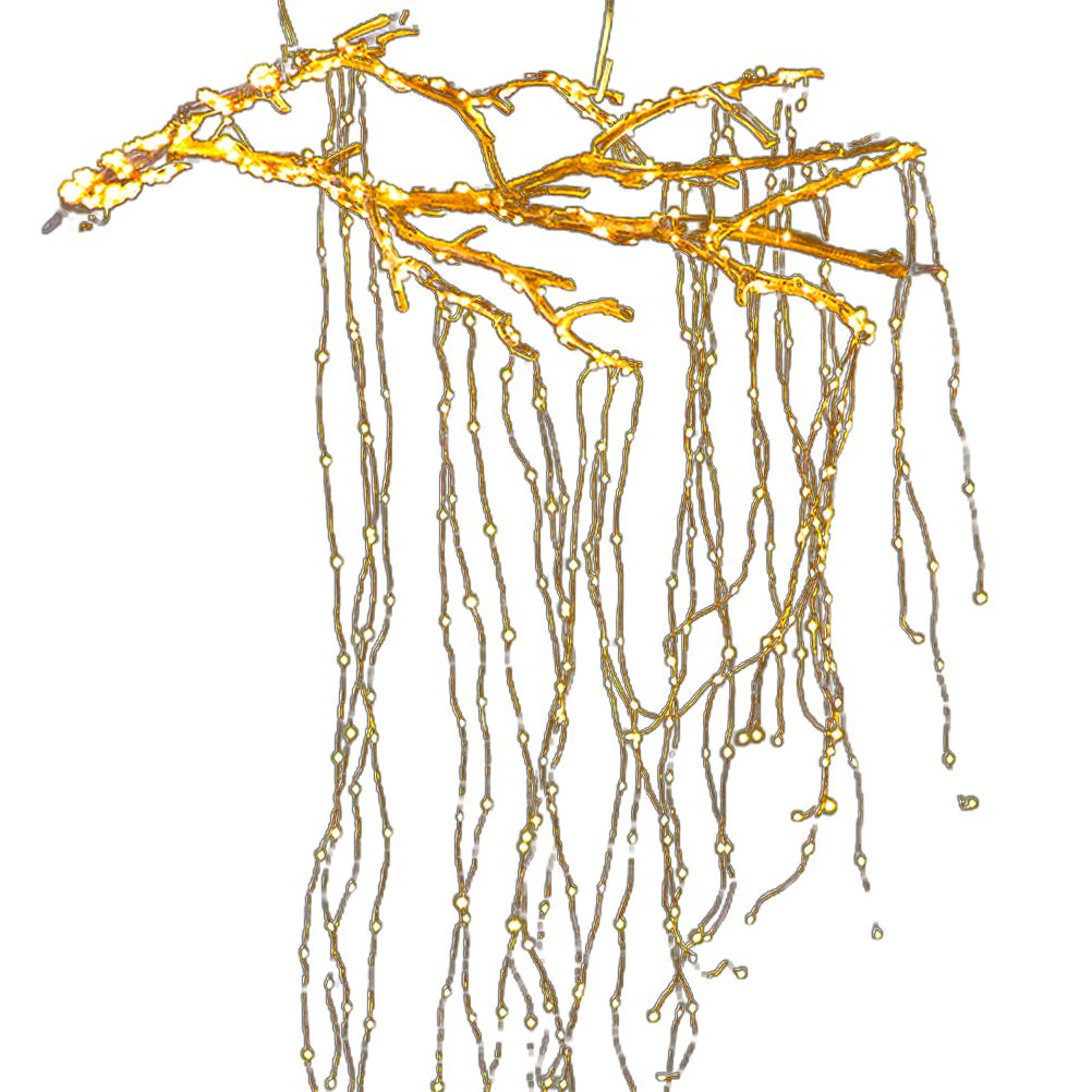 Waterfall String Lights Star Decorative Lights Twinkle Fairy Lights with view 9