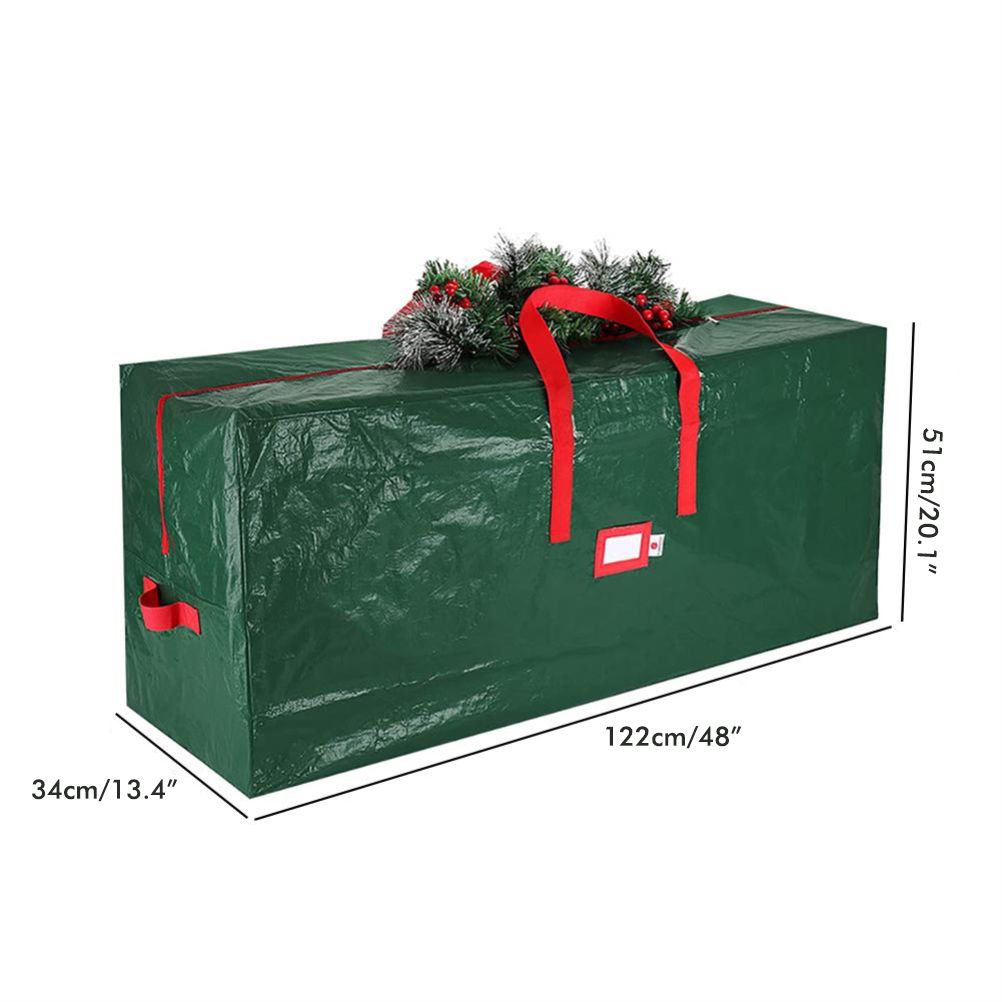 Christmas Tree Storage Bag Holiday Storage Case Waterproof Zippered Bag with view 2
