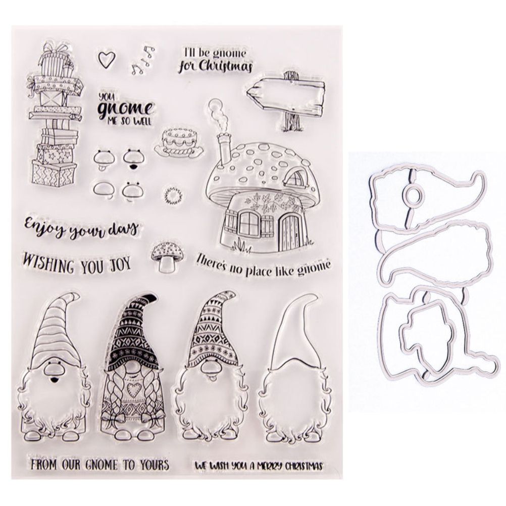 1 Set Christmas DIY Cutting Dies and Stamps Scrapbooking Cutting Machine view 4