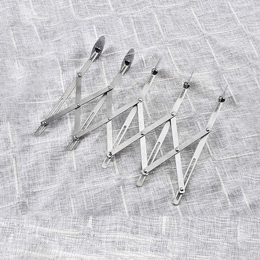 3 Wheel/5 Wheel Pastry Cutter Pizza Cutter Stainless Steel Expandable Pizza view 9