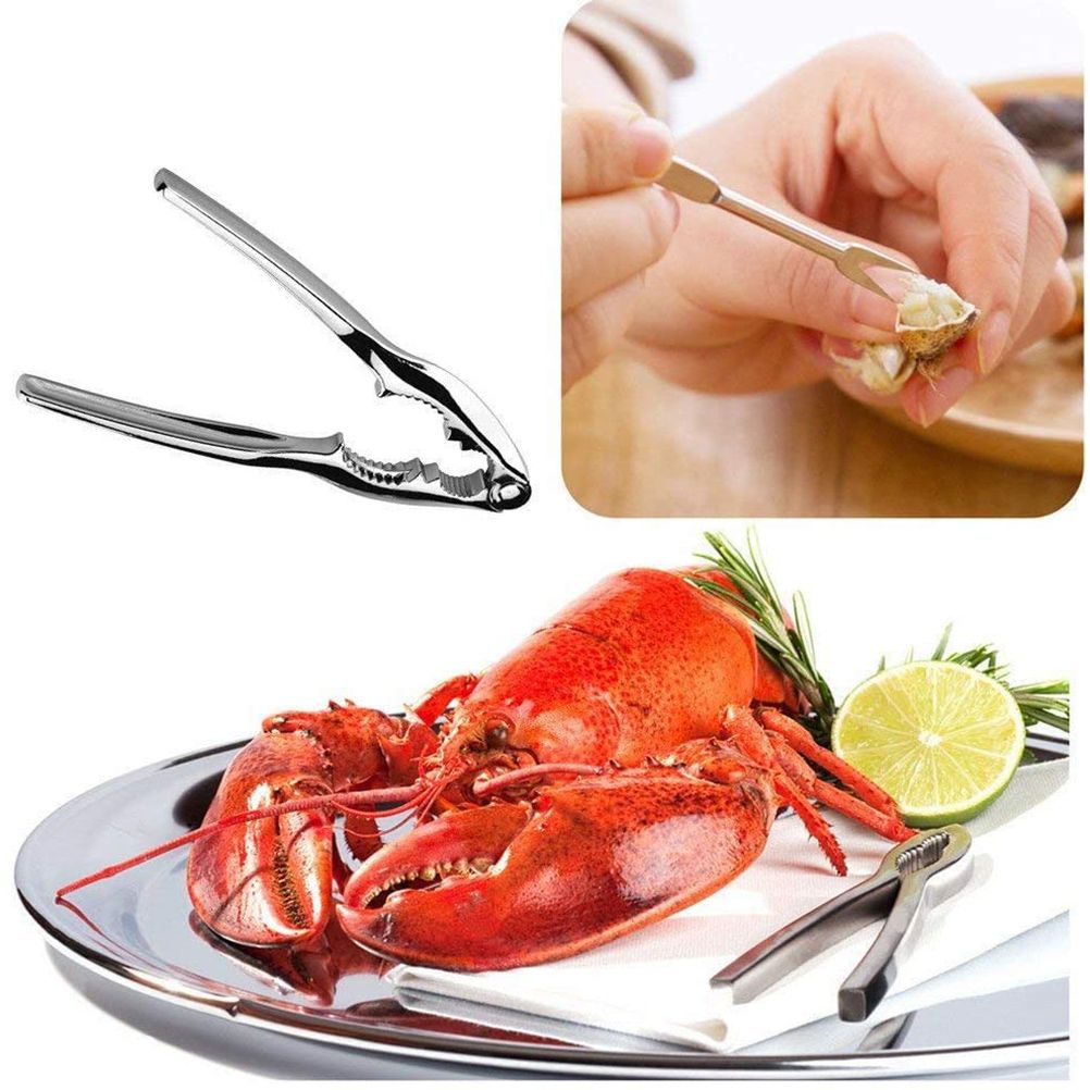 12PCS Seafood Tools Crab Sheller Forks Set Opener Shellfish Lobster Leg view 2