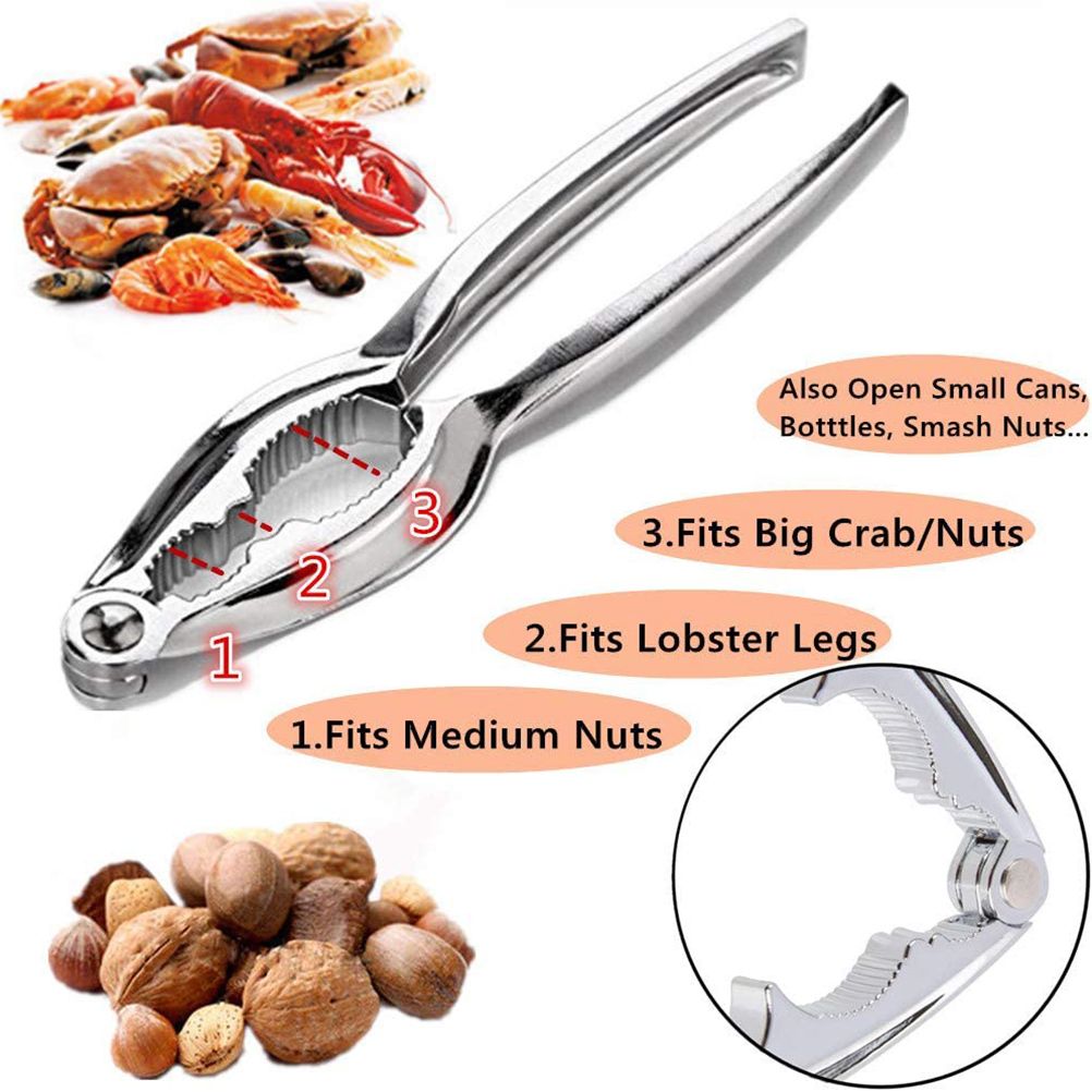 12PCS Seafood Tools Crab Sheller Forks Set Opener Shellfish Lobster Leg view 4