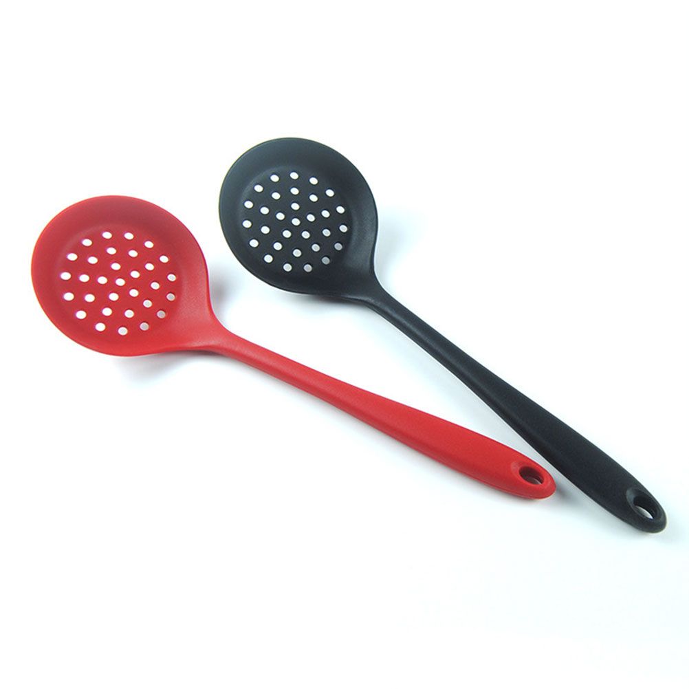 Silicone Slotted Skimmer Spatula Lightweight Slotted Spoon Skimmer Spoon view 5