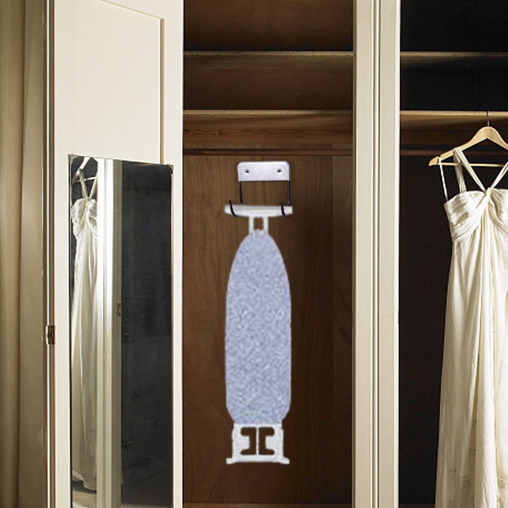 Ironing Board Hanger Wall Mount Ironing Board Holder Organizer Wall Rack for view 4