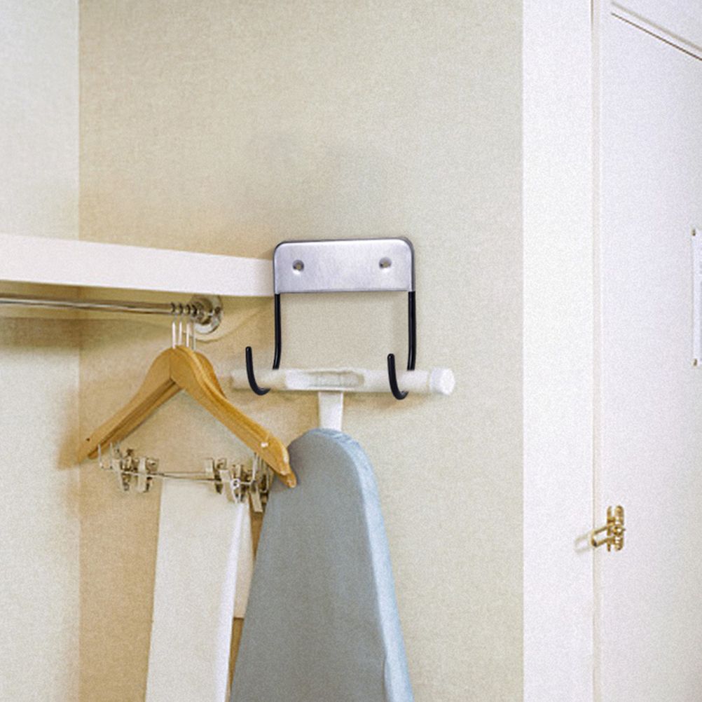 Ironing Board Hanger Wall Mount Ironing Board Holder Organizer Wall Rack for view 5