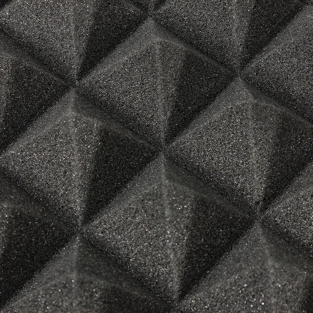 12Pcs Acoustic Foam Panels Acoustic Foam Sound Absorption Pyramid Studio view 7