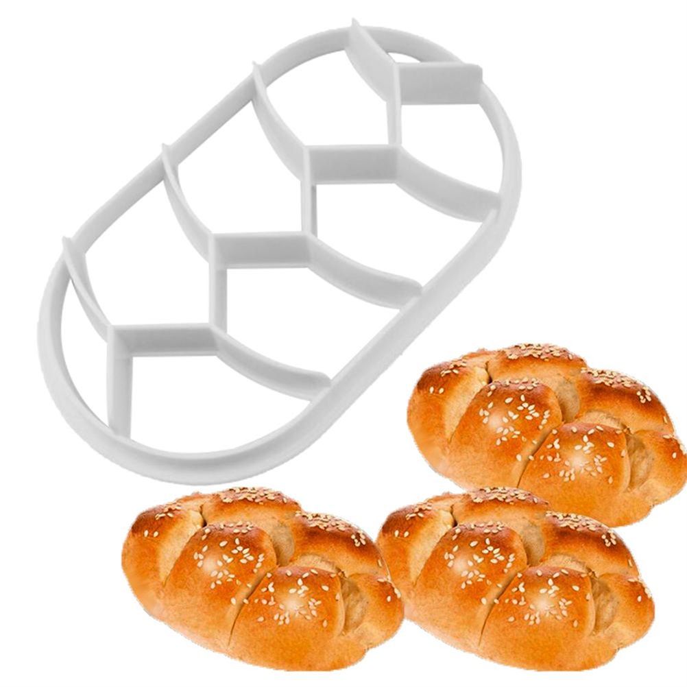 2PCS Dough Press Mold Set Baking Bread Rolls Mold Plastic Pastry Cutters view 5