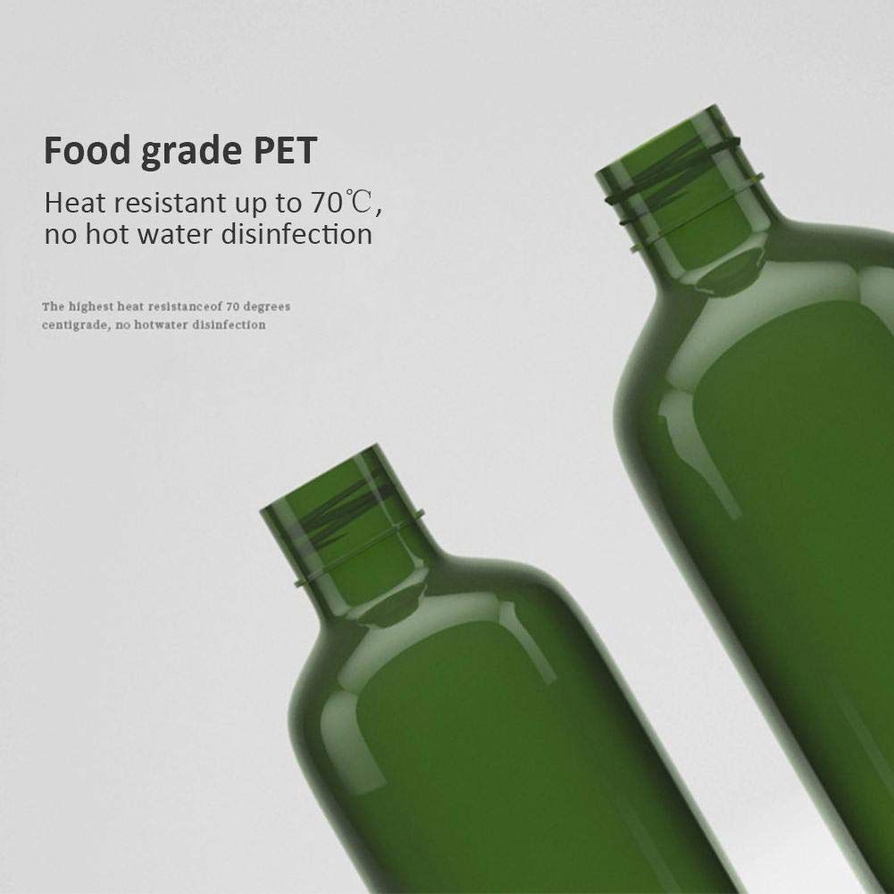 4PCS Plastic Bottles with Pump 500ml Refillable Plastic Soap Dispenser Bottle view 5