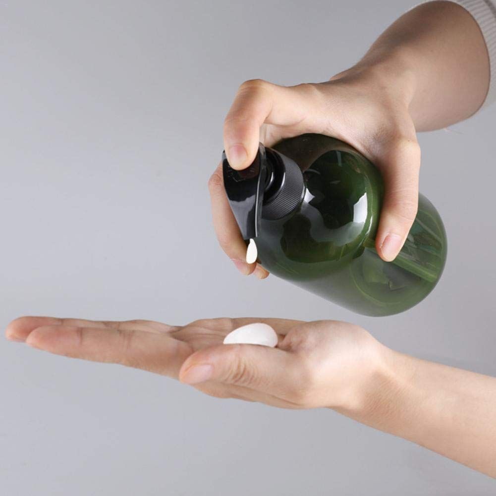 4PCS Plastic Bottles with Pump 500ml Refillable Plastic Soap Dispenser Bottle view 7