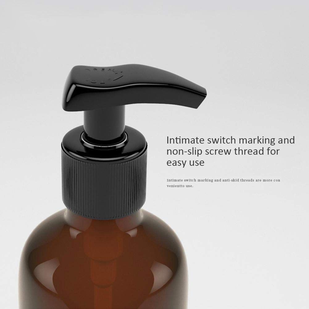 4PCS Plastic Bottles with Pump 500ml Refillable Plastic Soap Dispenser Bottle view 2