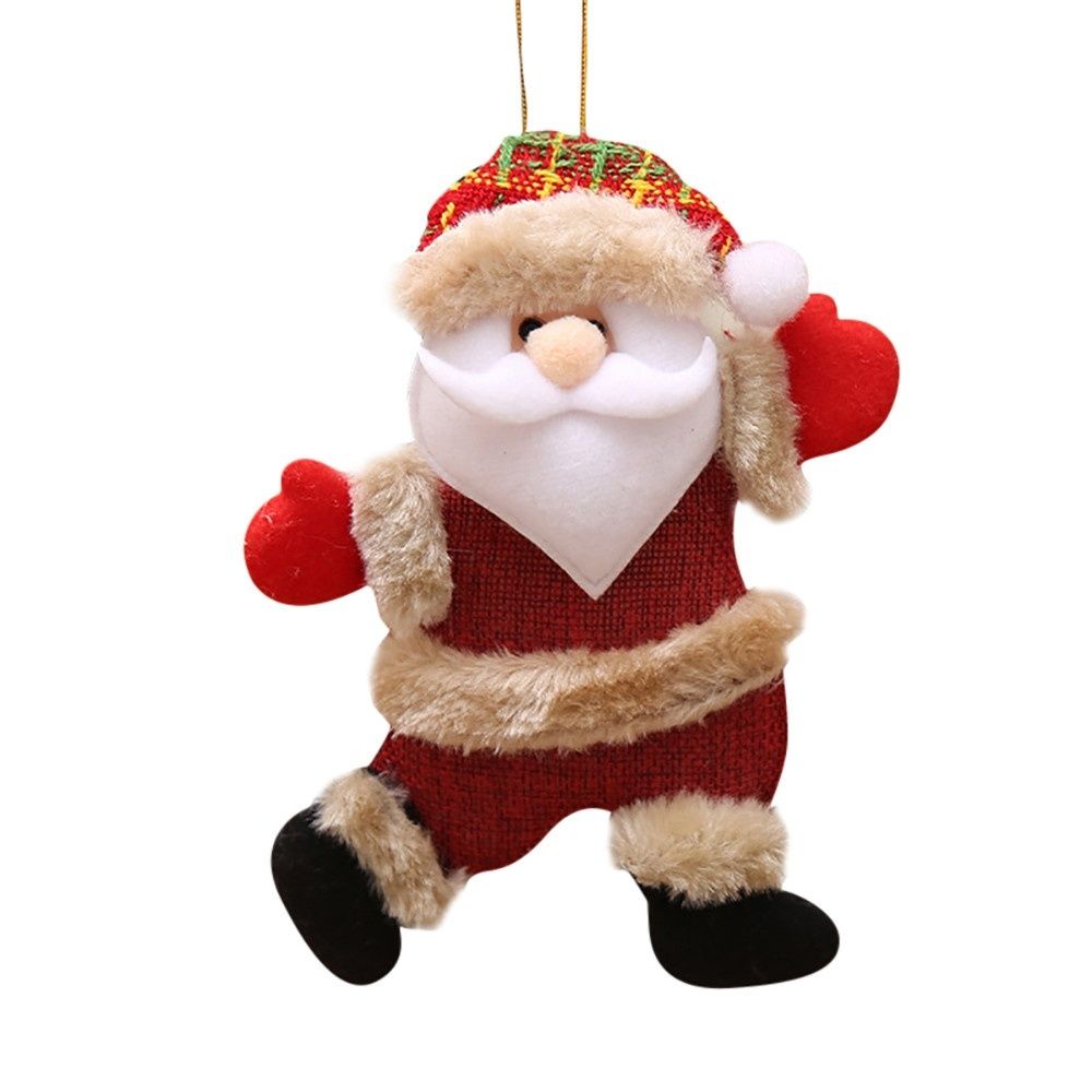 Christmas Tree Ornament Christmas Plush Dolls Pendant for Christmas Tree — image 1