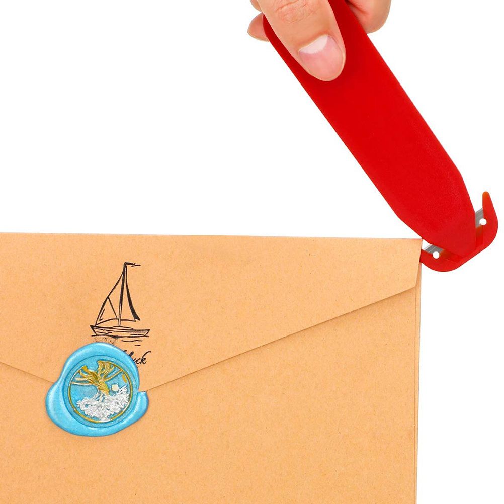 Package Opener Metal Box Cutters Stainless Steel Safety Utility Cutter for view 6