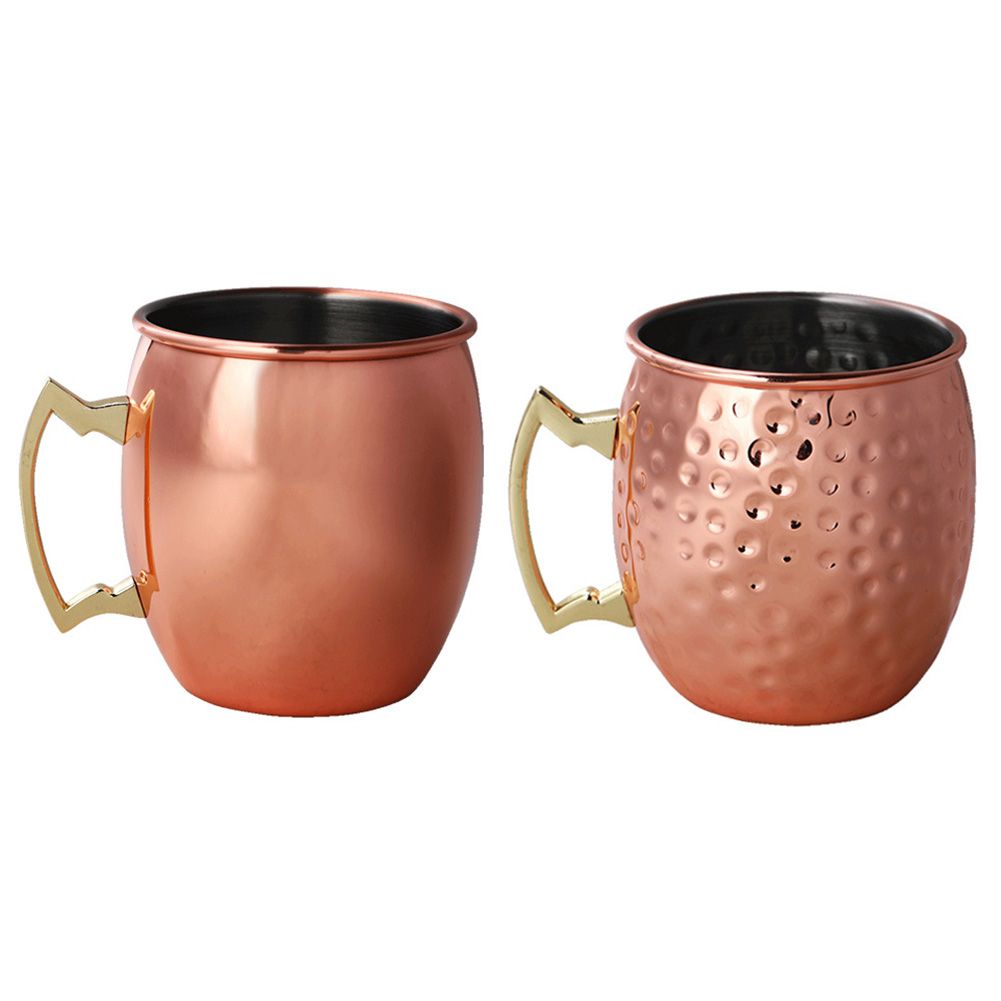 550ml Copper Plated Moscow Mule Mug Beer Cup Coffee Mug Copper Plated Mugs view 3