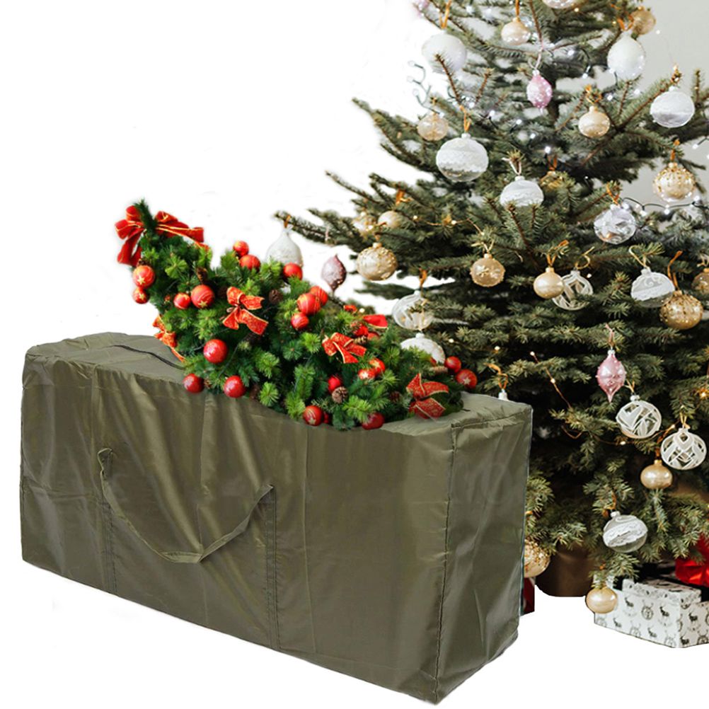 Artificial Christmas Tree Storage Bag with Handles and Zipper Waterproof view 3
