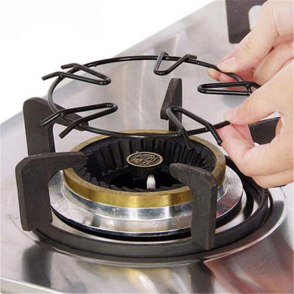 2PCS Universal Gas Stove Shelf Cast Iron Wok Support Kitchen Stove Support view 5
