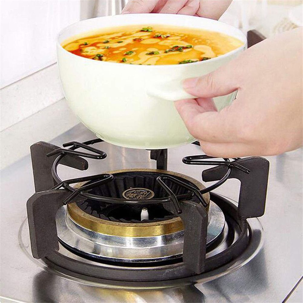 2PCS Universal Gas Stove Shelf Cast Iron Wok Support Kitchen Stove Support view 6
