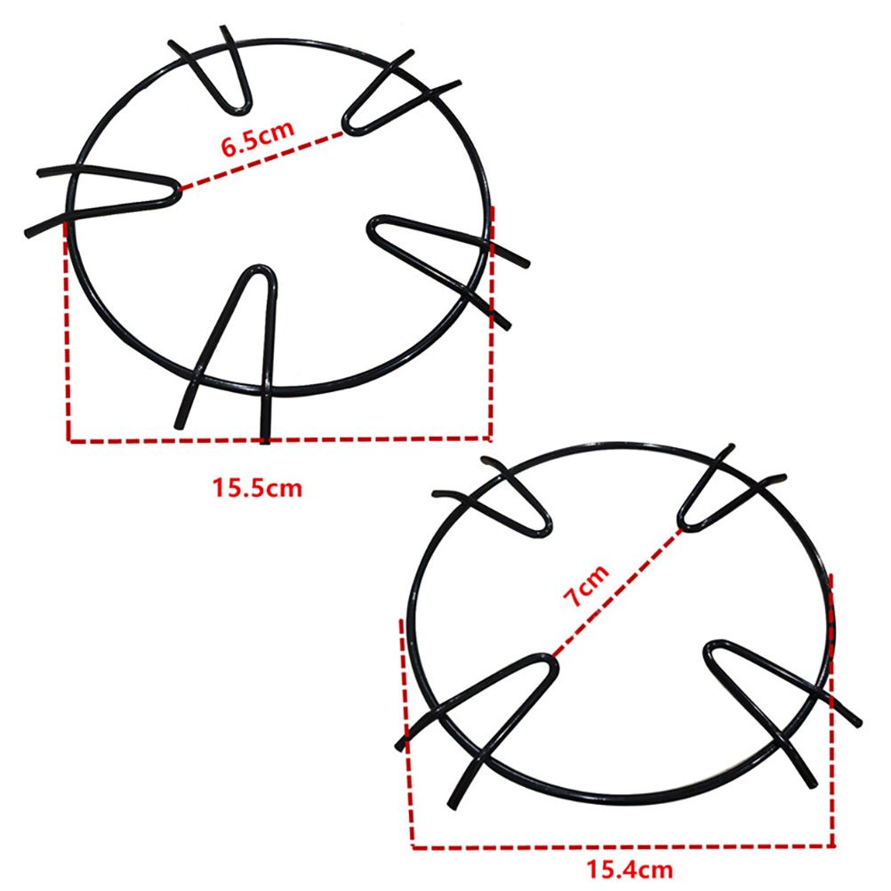 2PCS Universal Gas Stove Shelf Cast Iron Wok Support Kitchen Stove Support view 7