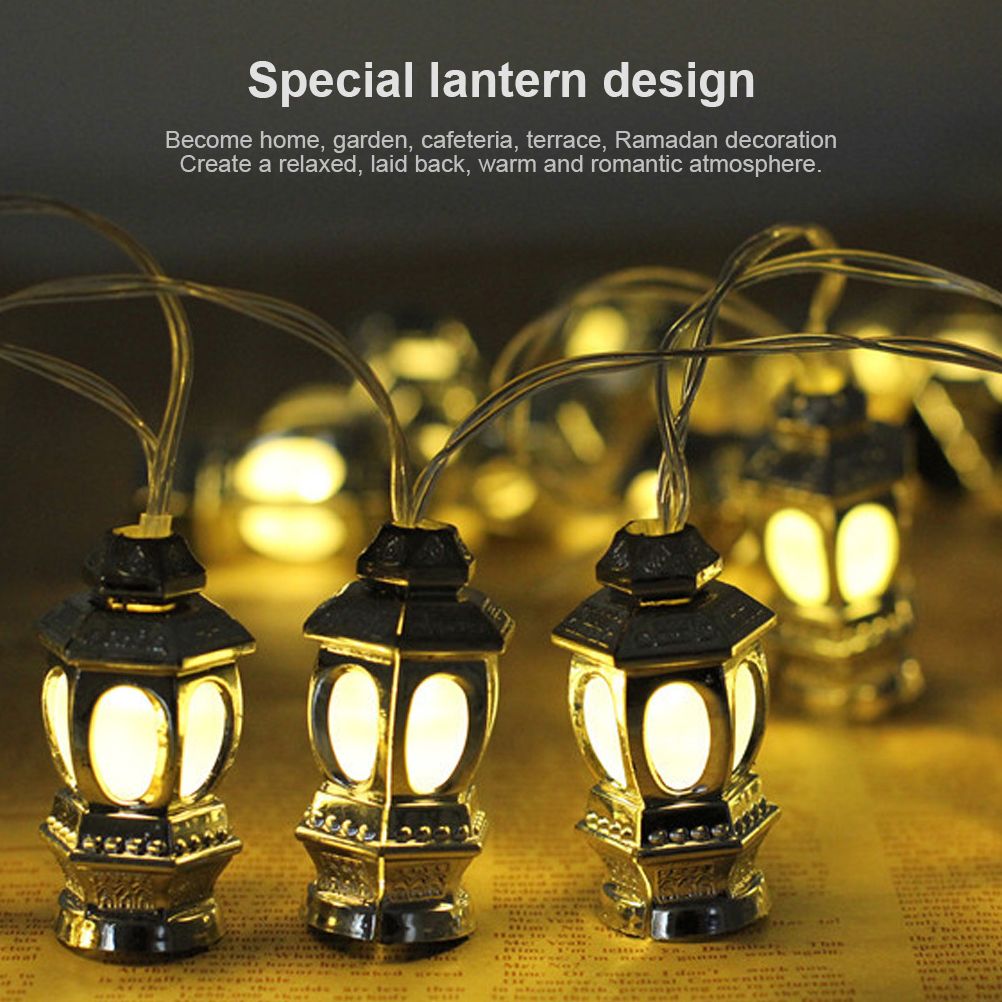 LED Muslim Ramadan String Light Eid Lanterns String Light LED Fairy Lamp view 3