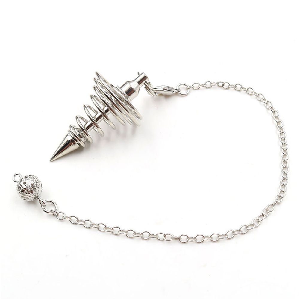 Metal Spiritual Pendulum for Divination Threaded Dowsing Pendulum Healing