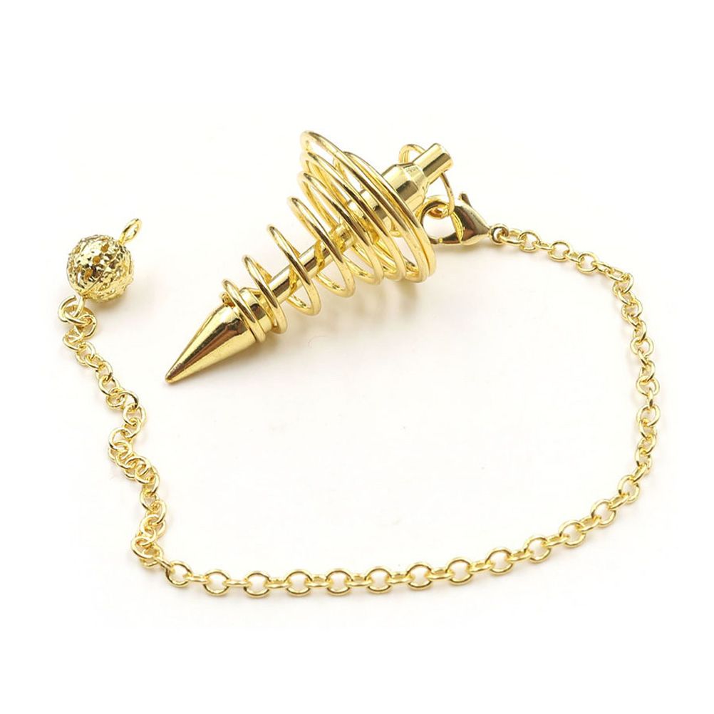 Metal Spiritual Pendulum for Divination Threaded Dowsing Pendulum Healing