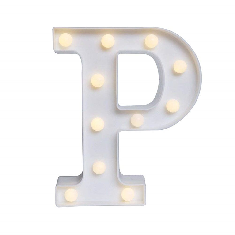 LED 26 Alphabet Letter Number Lights Ampersand Symbol Love Heart Light Up Sign