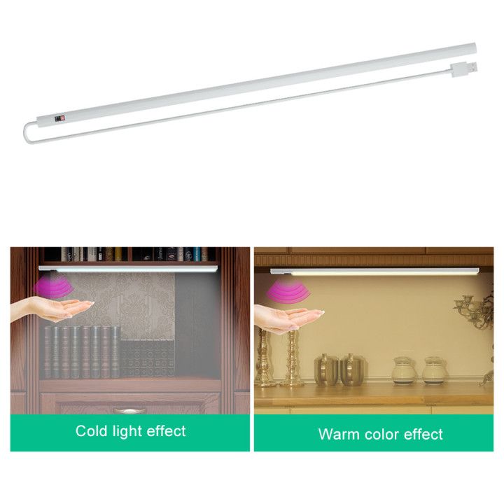 Induction Cabinet Light LED Closet Night Strip Light USB Intelligent Sensor view 8