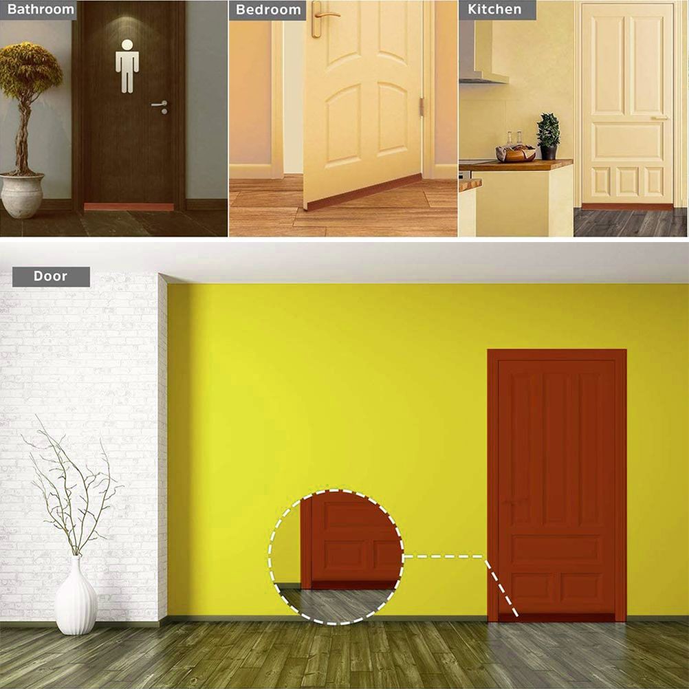 Door Draft Stopper Under Door for Exterior Interior Doors Door Sweep Strip view 2