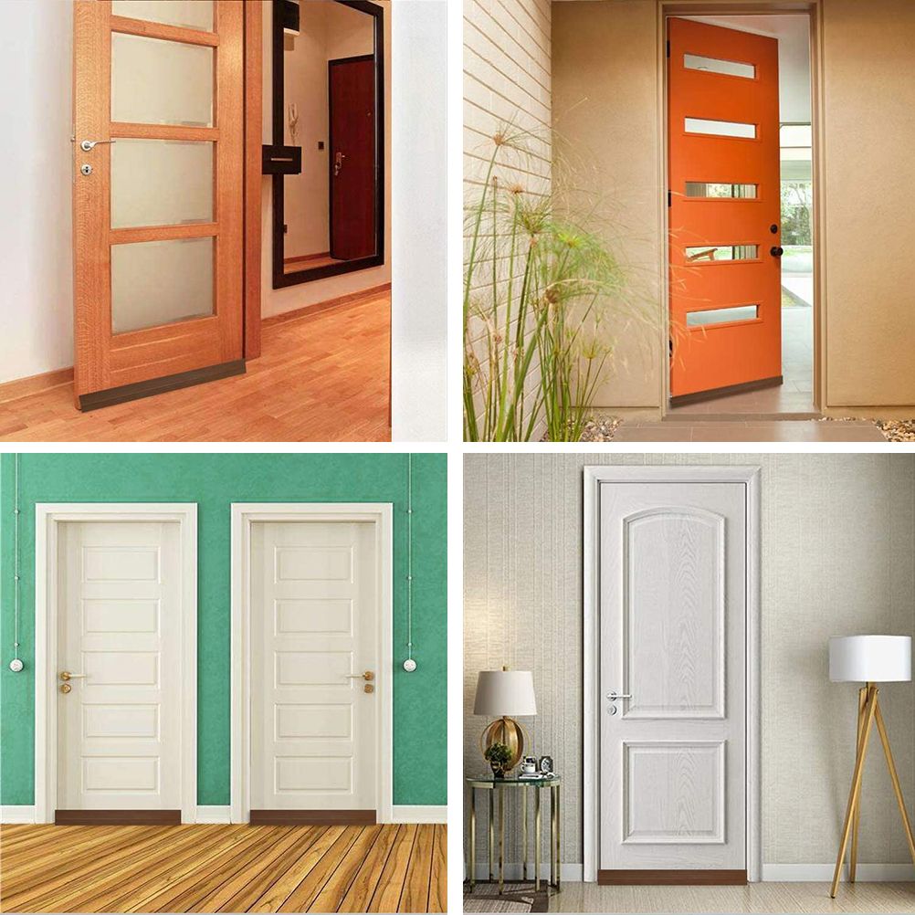 Door Draft Stopper Under Door for Exterior Interior Doors Door Sweep Strip view 4